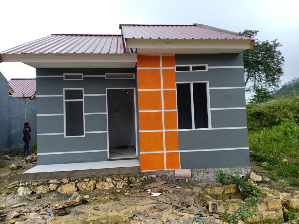 foto tampak rumah tipe 36 perumahan PERMATA INDAH 3 TAHAP 4