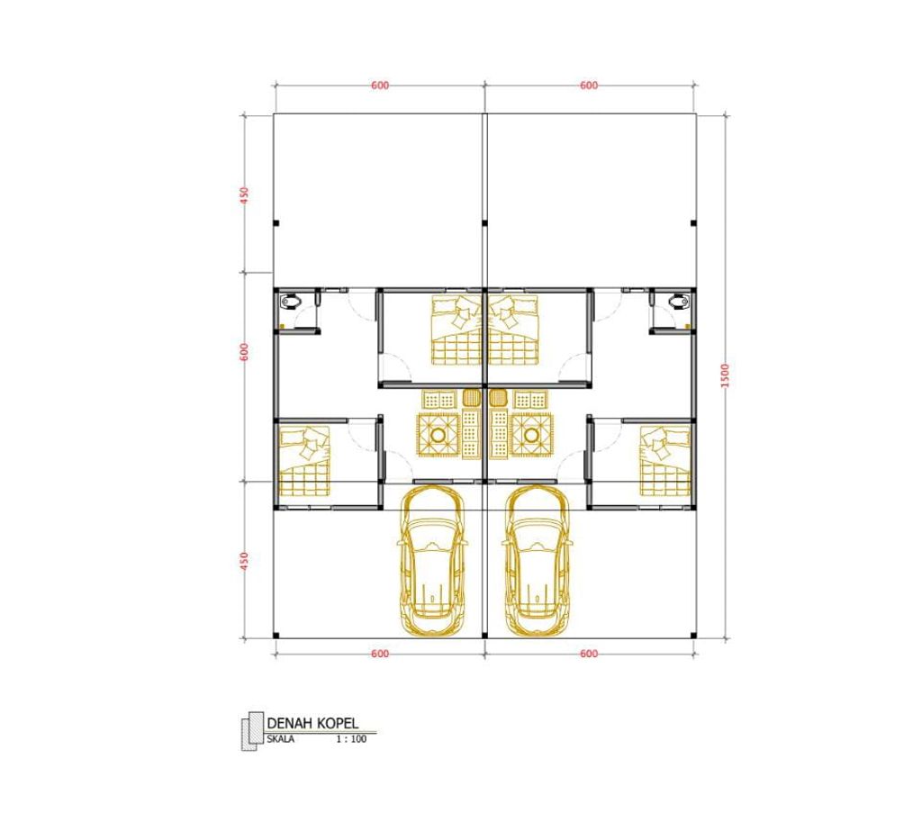 foto denah rumah tipe 36 perumahan Bumi Tadette Permai III