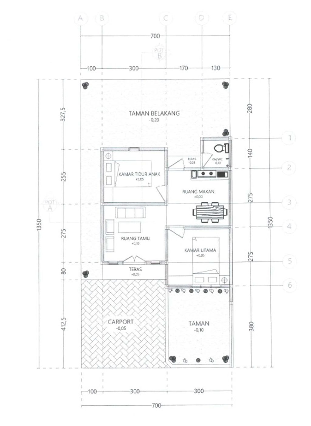 foto denah rumah tipe 36/91 perumahan AISYAH RESIDENCE 3