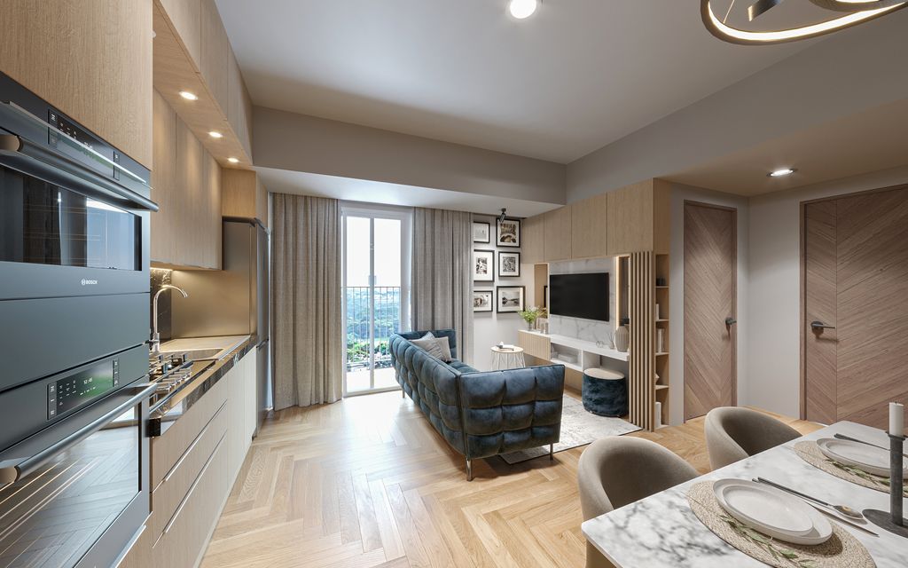 foto tampak rumah tipe 3 BR perumahan Bintaro Plaza Residence Tower Breeze