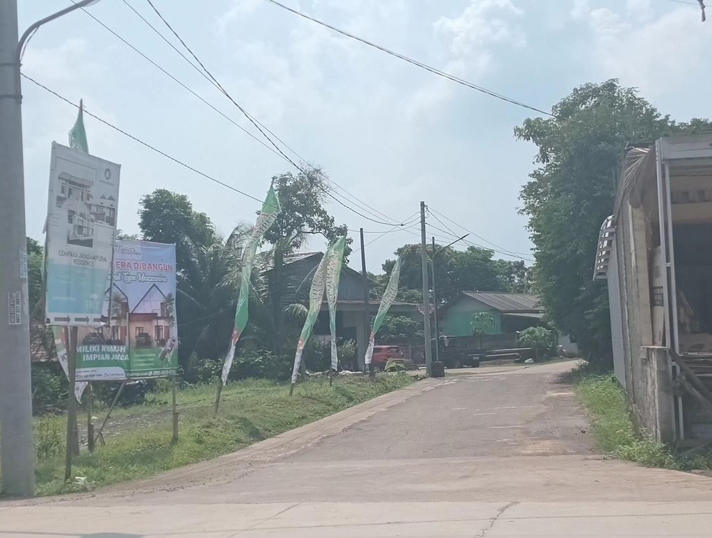 foto gerbang perumahan CEMPAKA JAYASAMPURNA RESIDENCE TAHAP 3