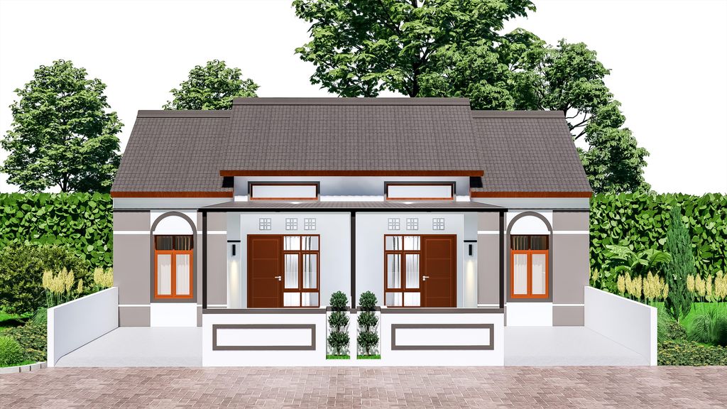foto tampak rumah tipe 36 perumahan TURI MAS REGENCY