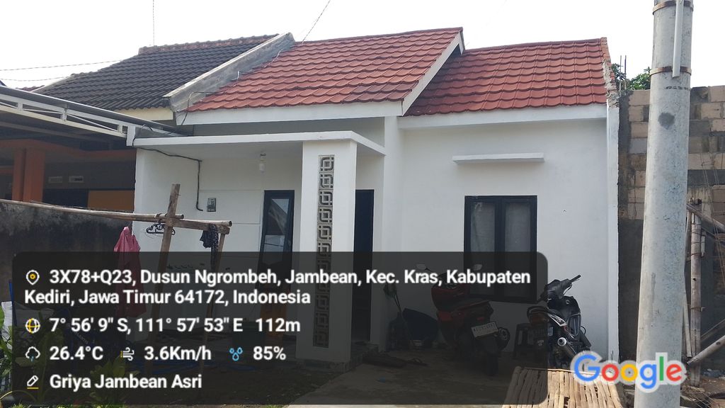 foto tampak rumah tipe 30/63 perumahan GRIYO JAMBEAN ASRI