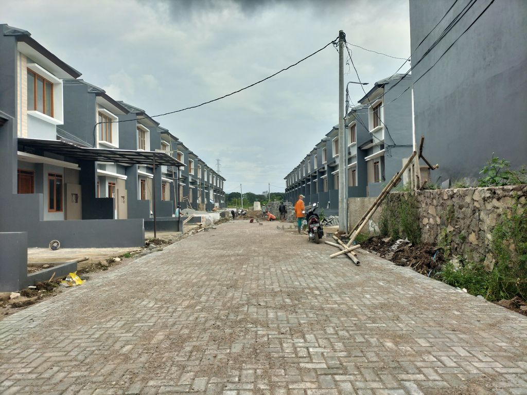 foto posisi tengah perumahan KOTA BALI RESIDENCE BLOK NUSA PENIDA
