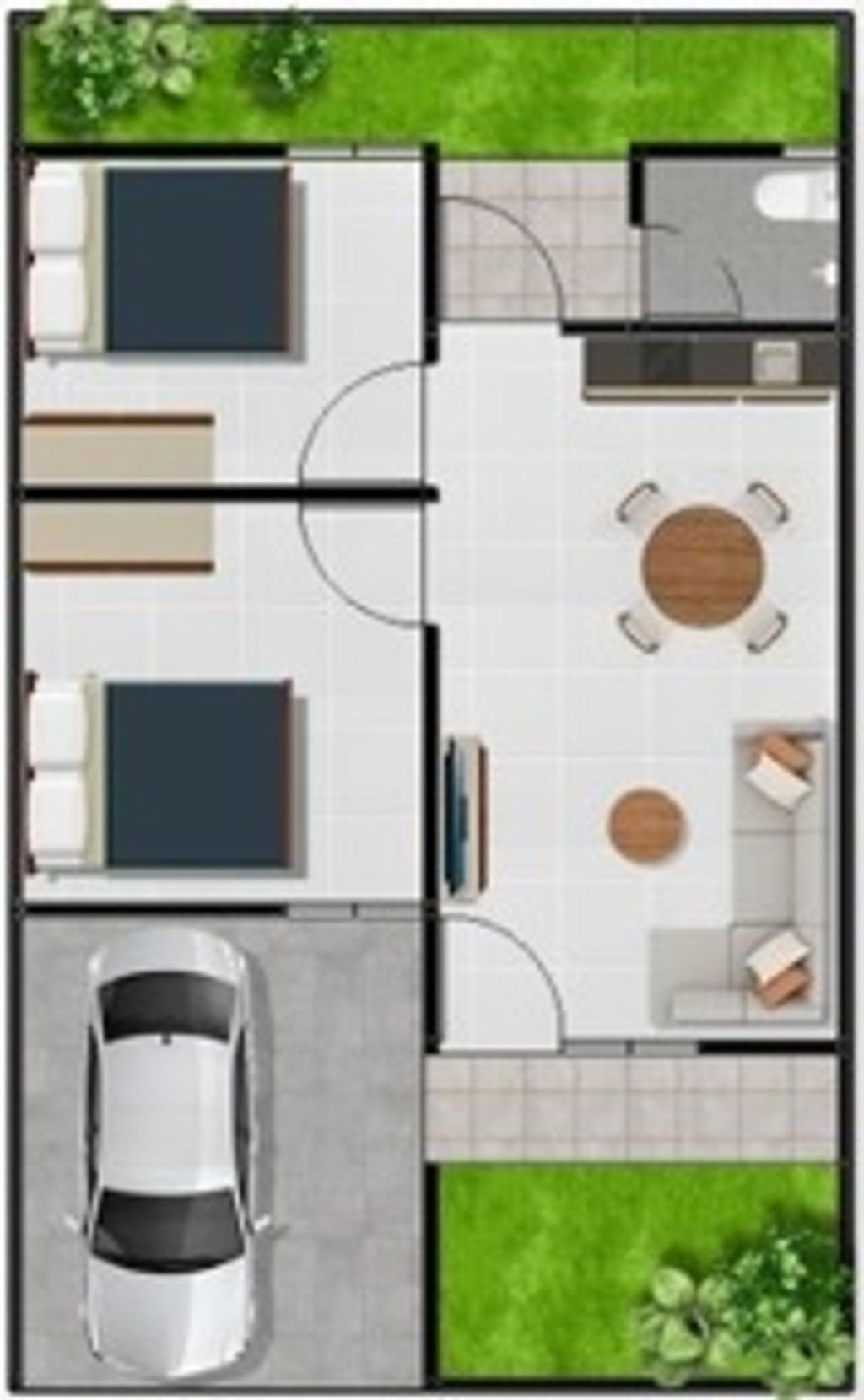 foto denah rumah tipe Mezzanine perumahan HARMONY RESIDENCE 3 TAHAP 3