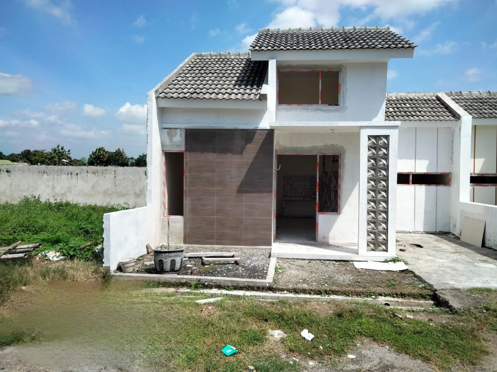 foto tampak rumah tipe DL SUBSIDI perumahan DIAMOND LAND