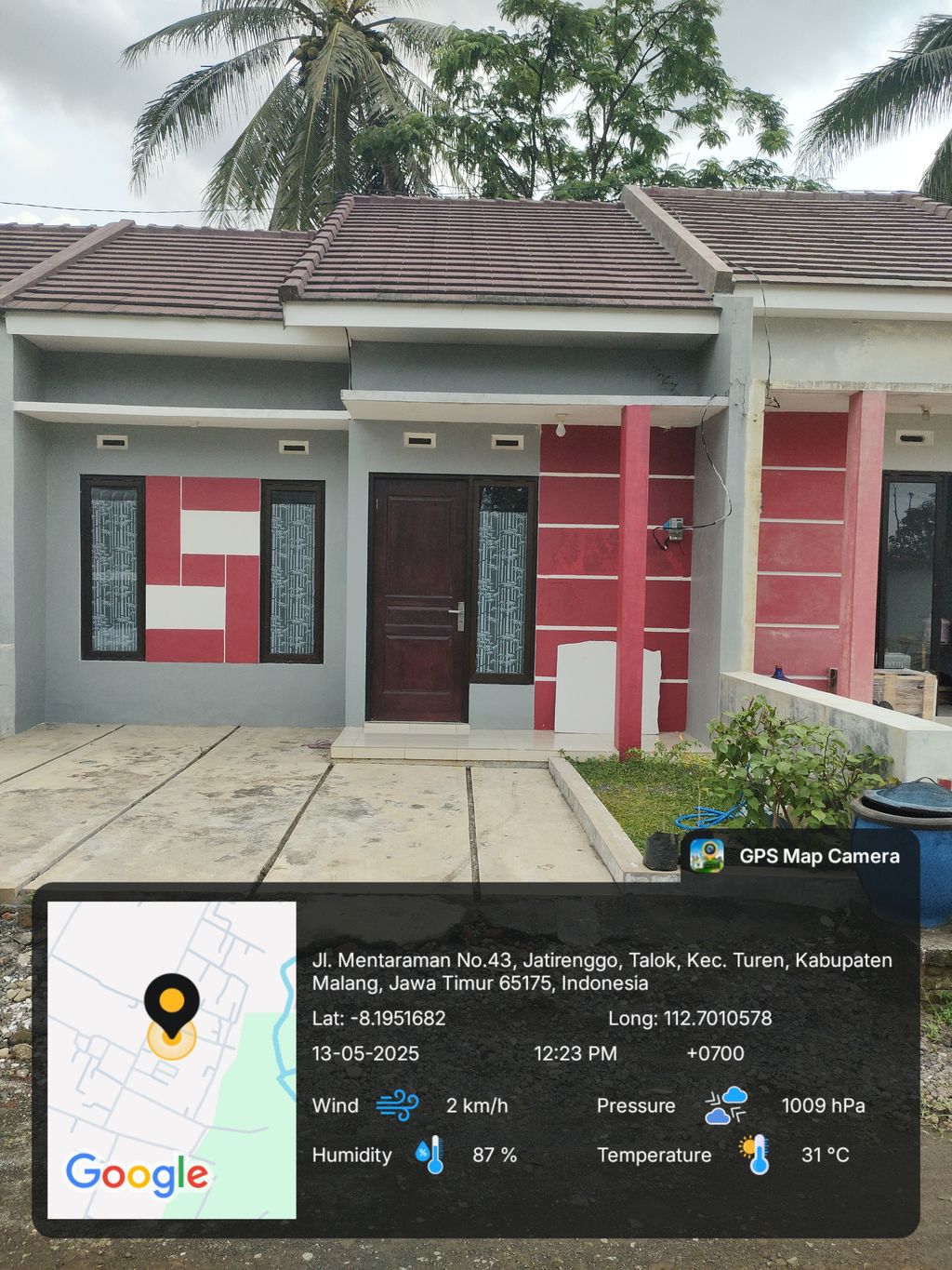 foto tampak rumah tipe Industrial perumahan Perumahan Dewari Mentaraman Residence