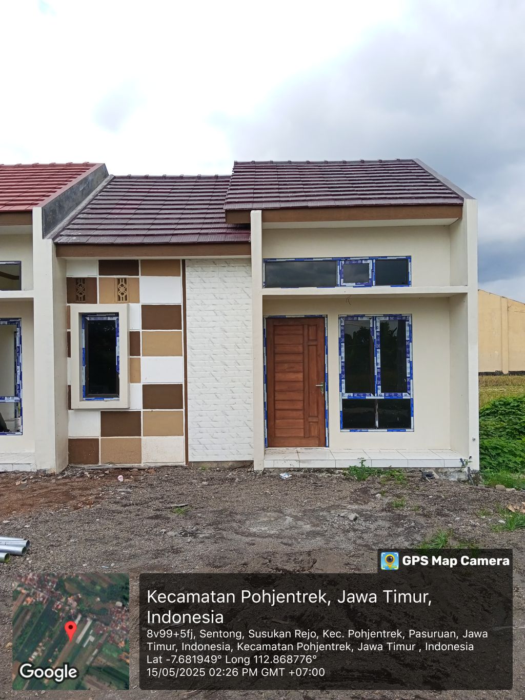 foto tampak rumah tipe Subsidi perumahan PERUMAHAN TAMAN KENCANA
