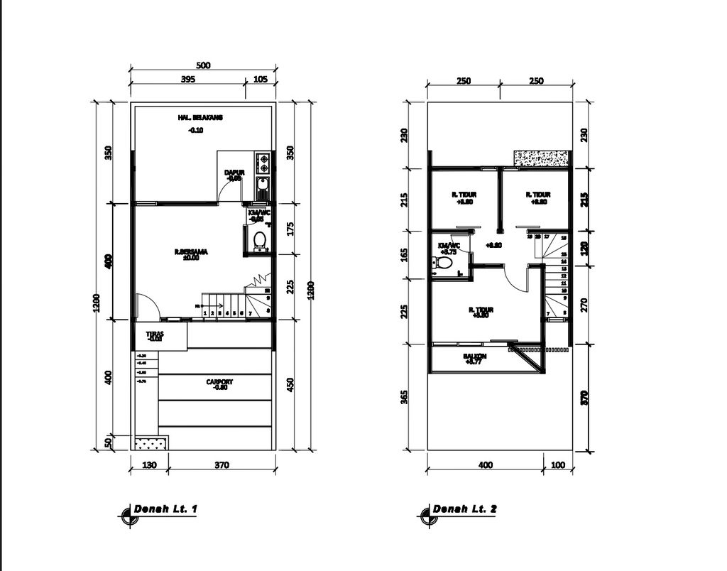 foto denah rumah tipe 50 Compact (3 kamar) (419) perumahan Bukit Sukanagara Resort
