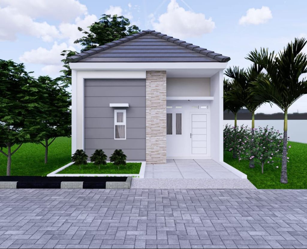 foto tampak rumah tipe 30/67 perumahan HOME PARANGJORO 2