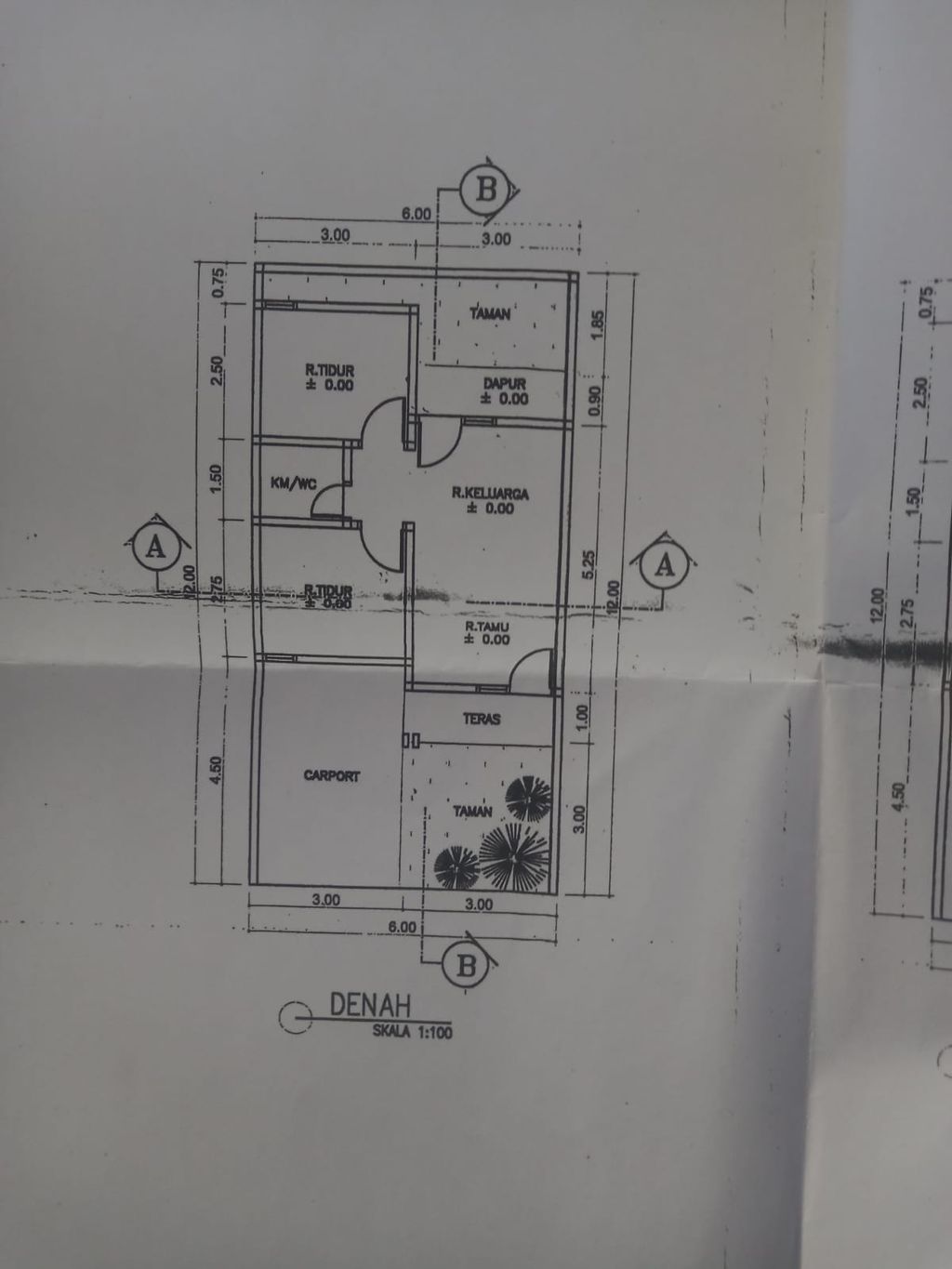 foto denah rumah tipe GRAND EBONY perumahan Perumahan Griya Lestari Indah