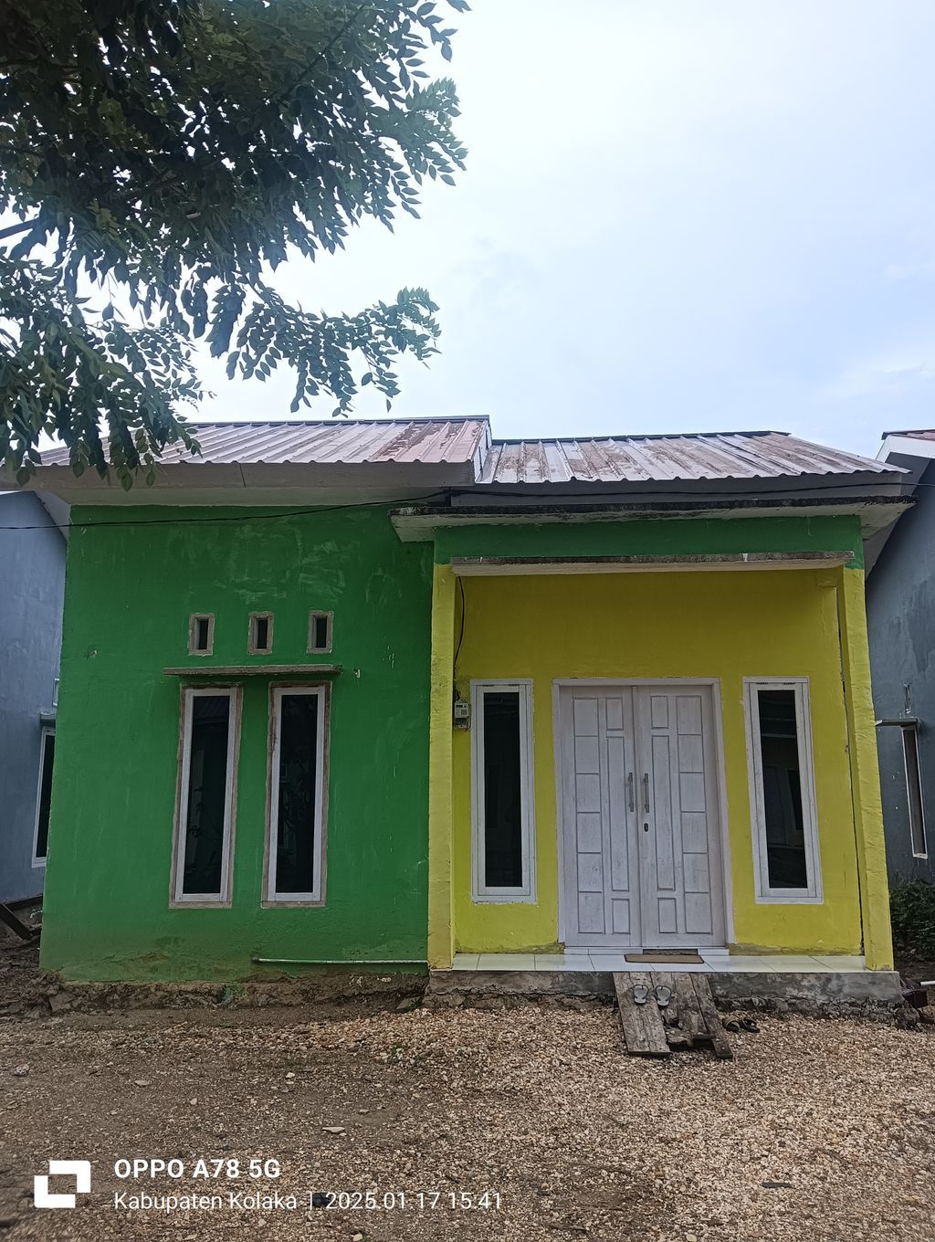 foto tampak rumah tipe 36 M2 perumahan ADNAN RESIDENCE
