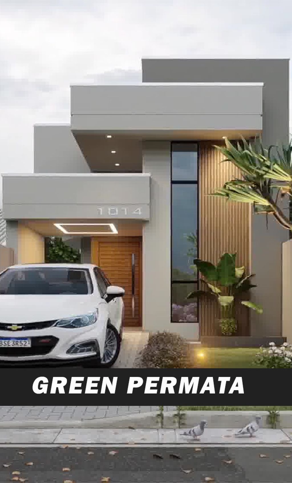 foto tampak rumah tipe 36 perumahan GRAND BACHRUM PERMATA