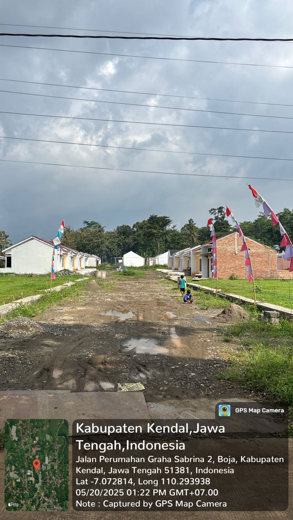 foto posisi tengah perumahan Singgasana Djiwa