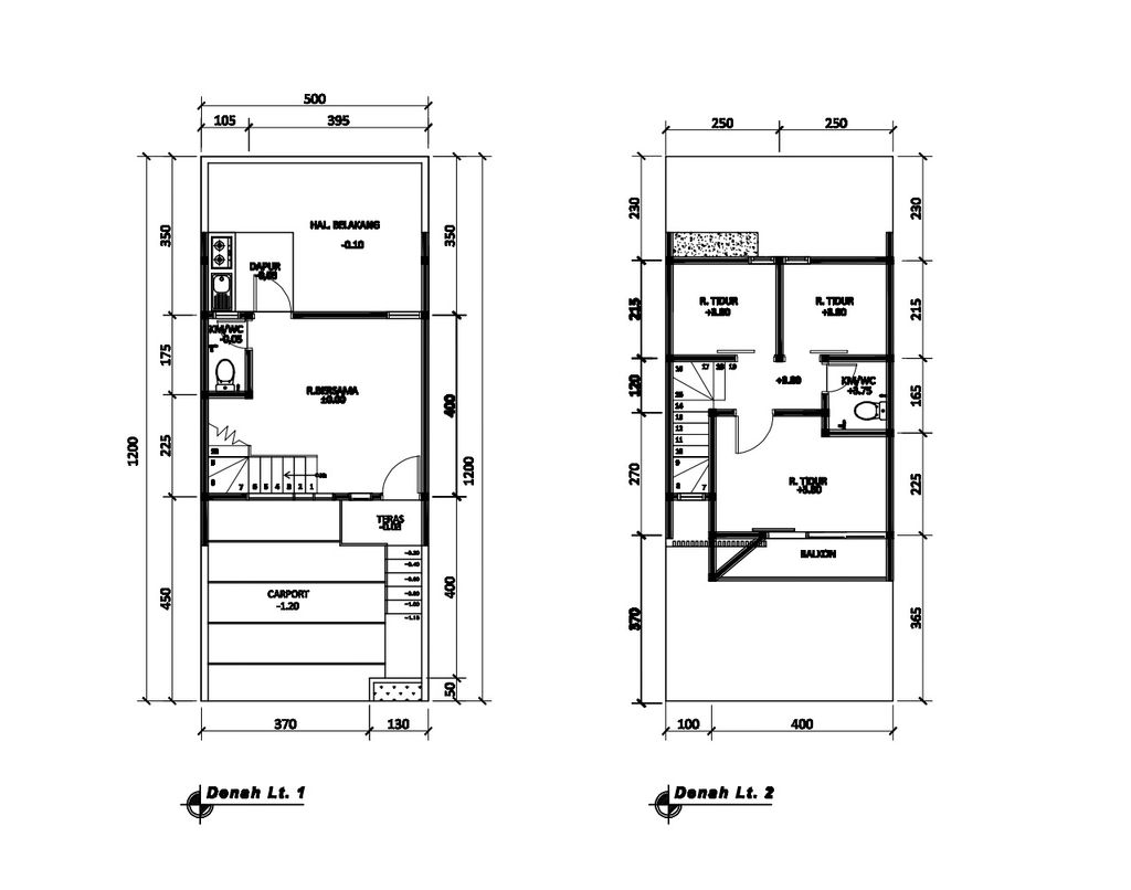 foto denah rumah tipe 50 Compact (3 kamar) (423) perumahan G-Land Ciwastra Park 2