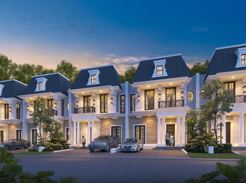 foto tampak rumah tipe Emerald 21 perumahan CitraLand City Sampali