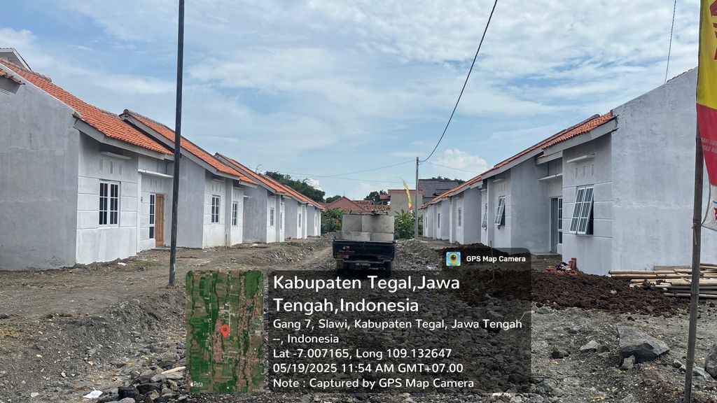 foto posisi tengah perumahan Griya Kemala Asri