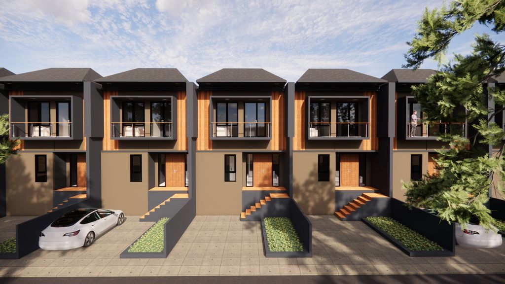 foto tampak rumah tipe 60/102 perumahan KOTA BALI RESIDENCE BLOK NUSA PENIDA
