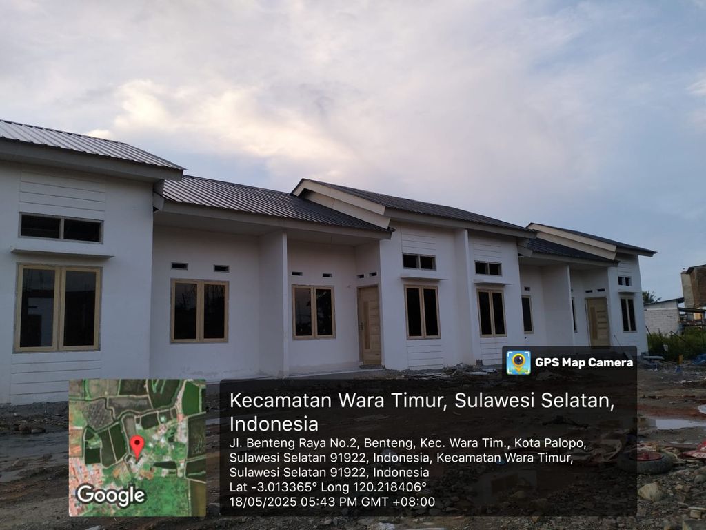 foto tampak rumah tipe 36 perumahan GRIYA PERSADA BENTENG