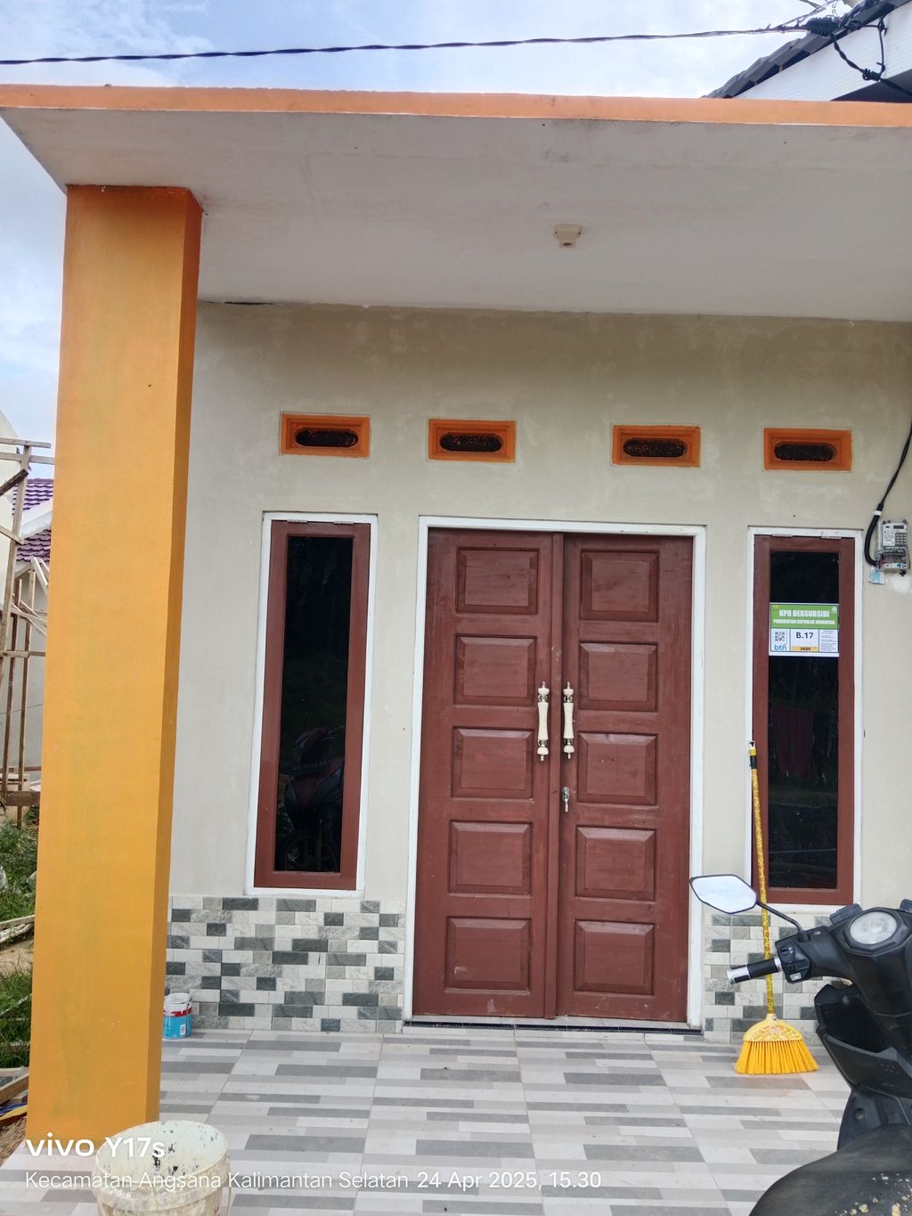 foto tampak rumah tipe 36 perumahan GRAND MUTIARA 2