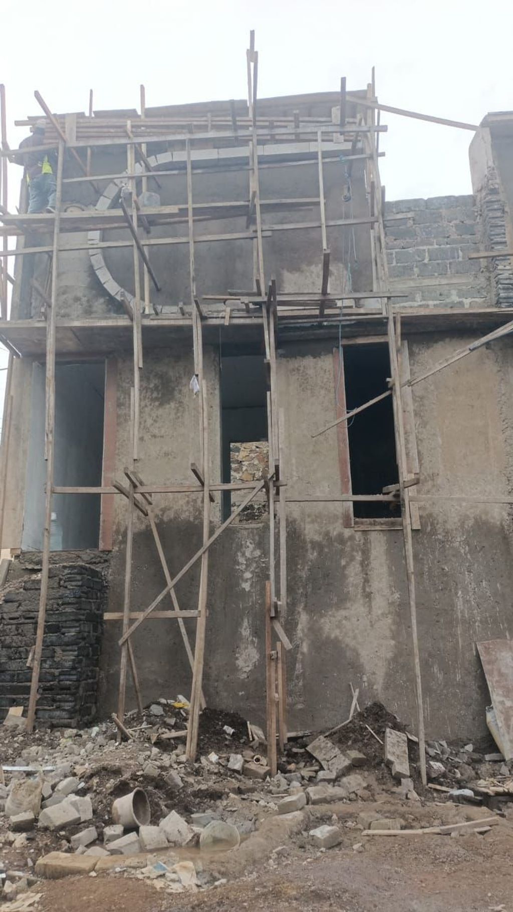 foto tampak rumah tipe 36 1 Lantai Kontur 3m (433) perumahan G-Land Padalarang Valley