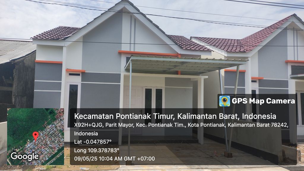 foto tampak rumah tipe 36 perumahan Star Borneo Residence 6 Blok B
