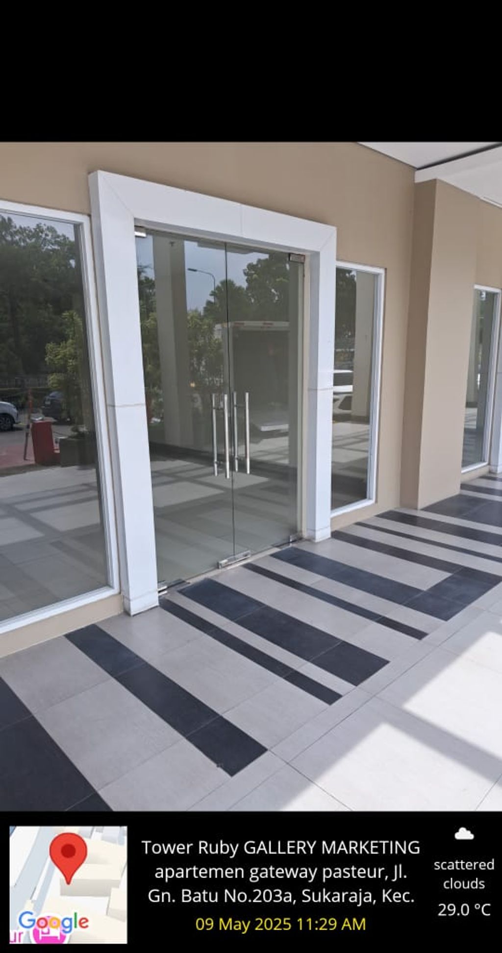 foto tampak rumah tipe RUKO perumahan Gateway Pasteur Apartment RUBY JADE