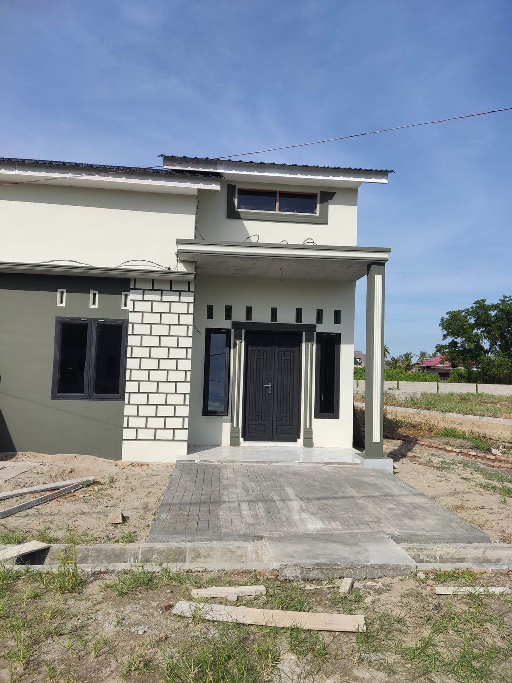 foto tampak rumah tipe 36 perumahan SHA PERMAI 5