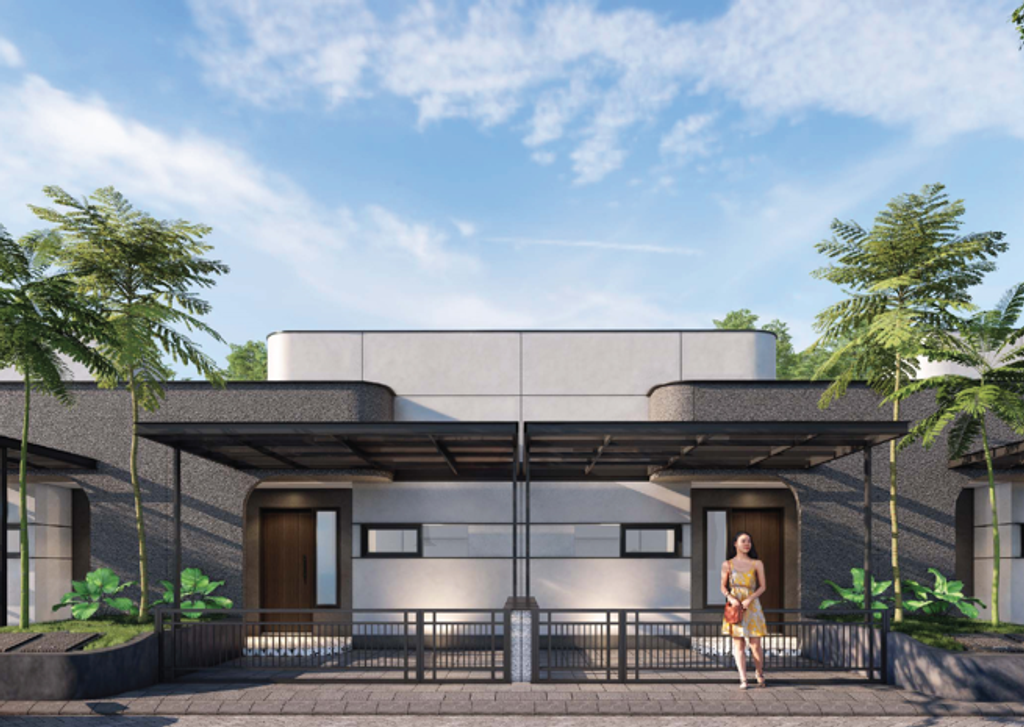 foto tampak rumah tipe ZETTA perumahan EMRAN RESIDENCE I