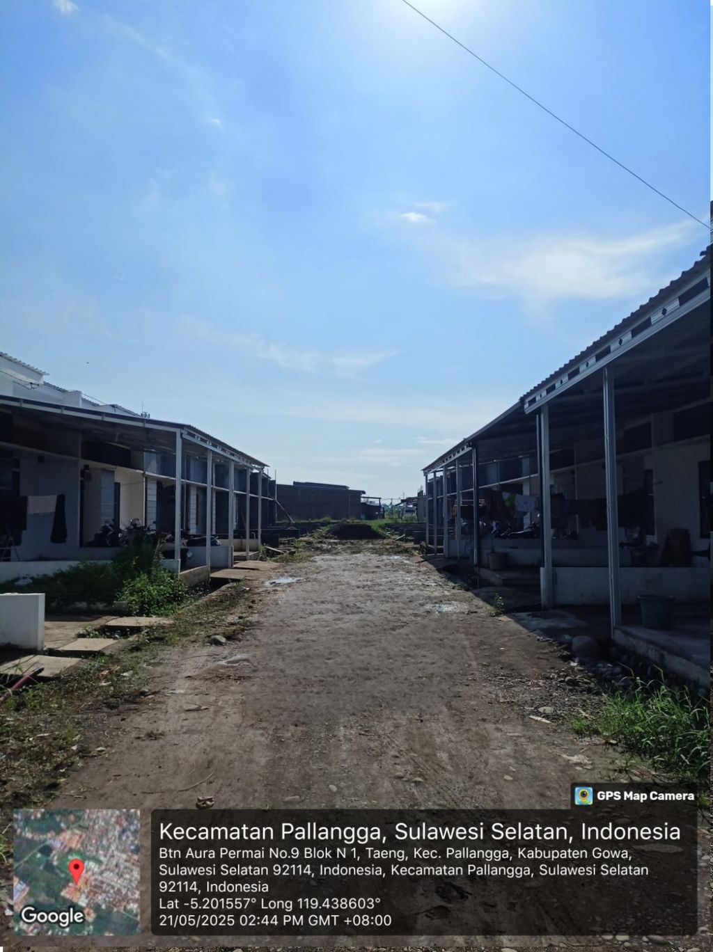 foto posisi tengah perumahan BUMI PERMATA PERMAI