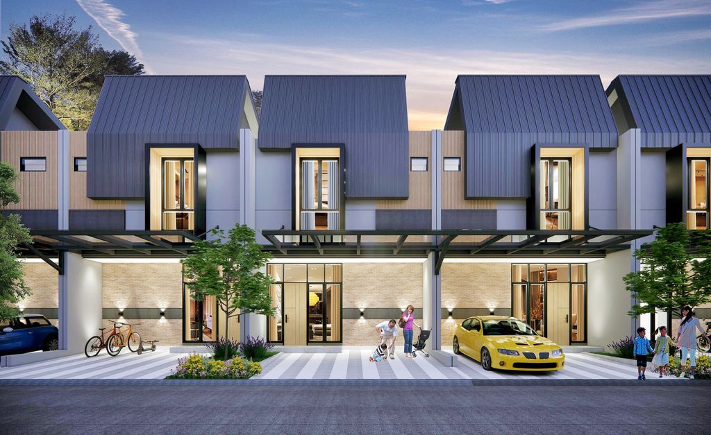 foto tampak rumah tipe Cattelya B 78/65 (KSJ) perumahan Griya Bintara Alami