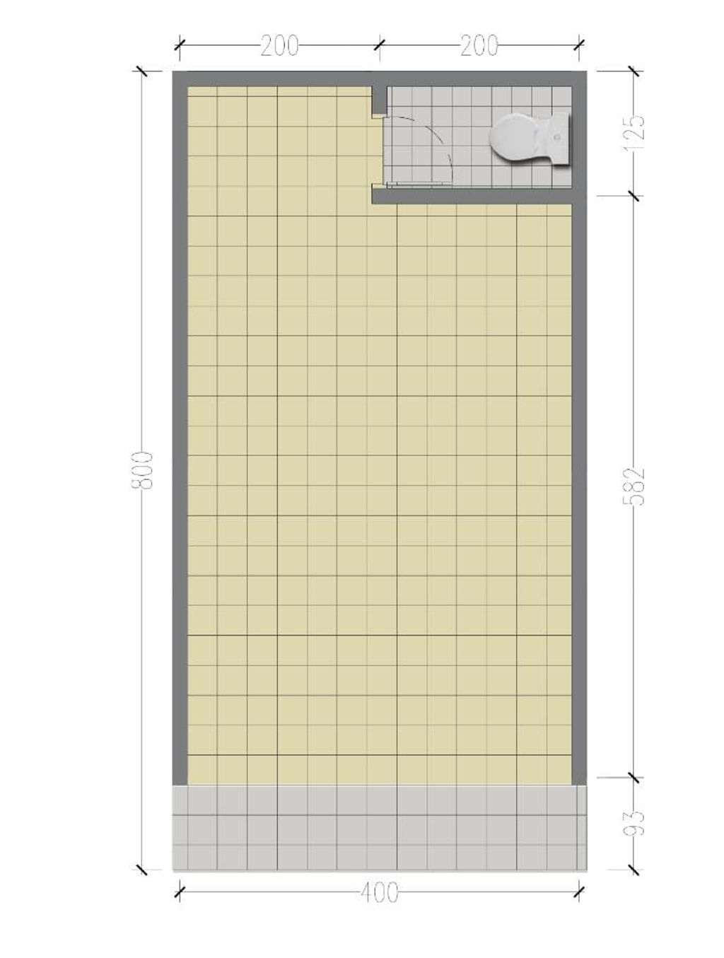 foto denah rumah tipe Marigold Kios 32/32 (Komersil) perumahan Grand Pasir Nangka Tahap 1
