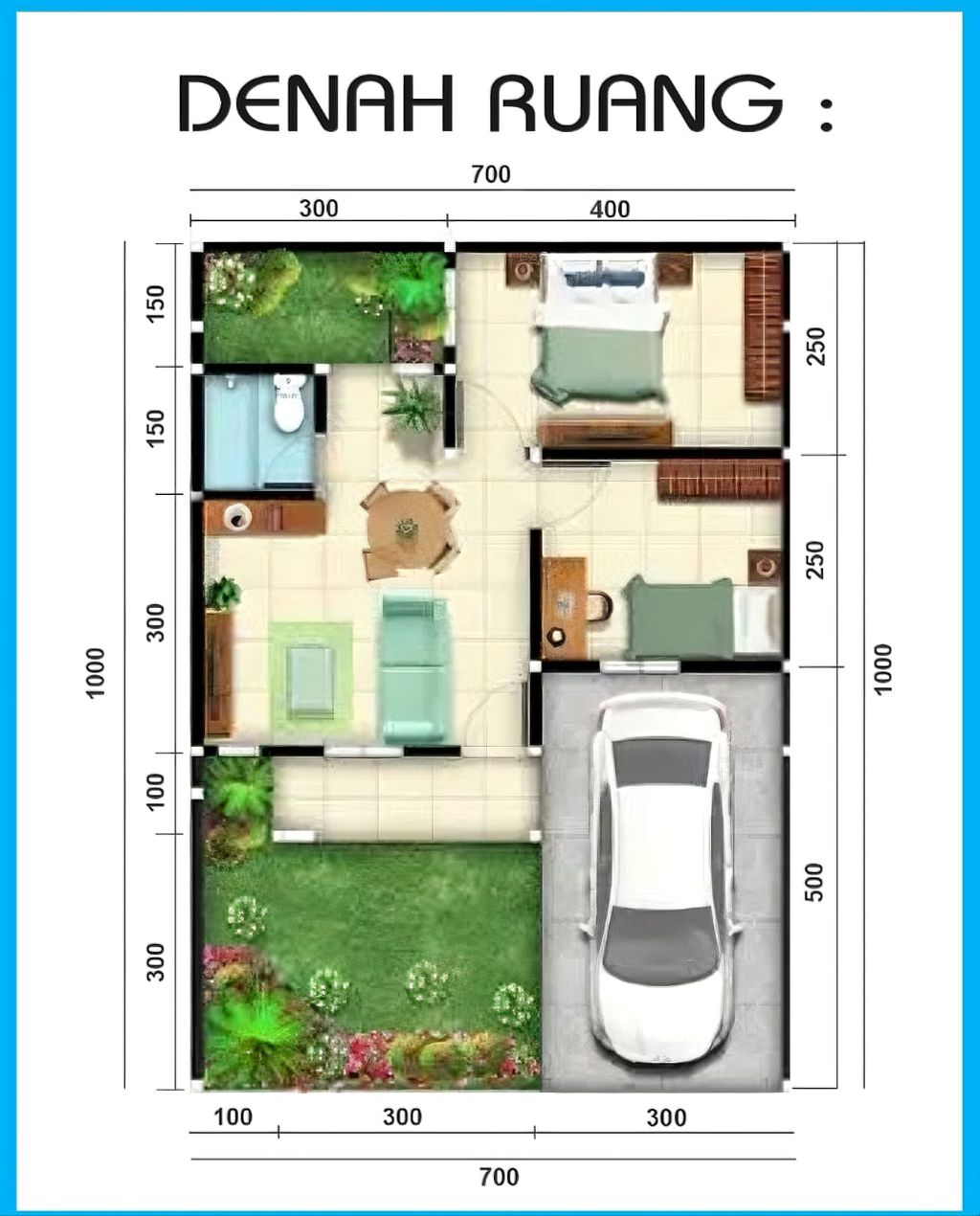 foto denah rumah tipe 36 perumahan griya asri balapulang kulon