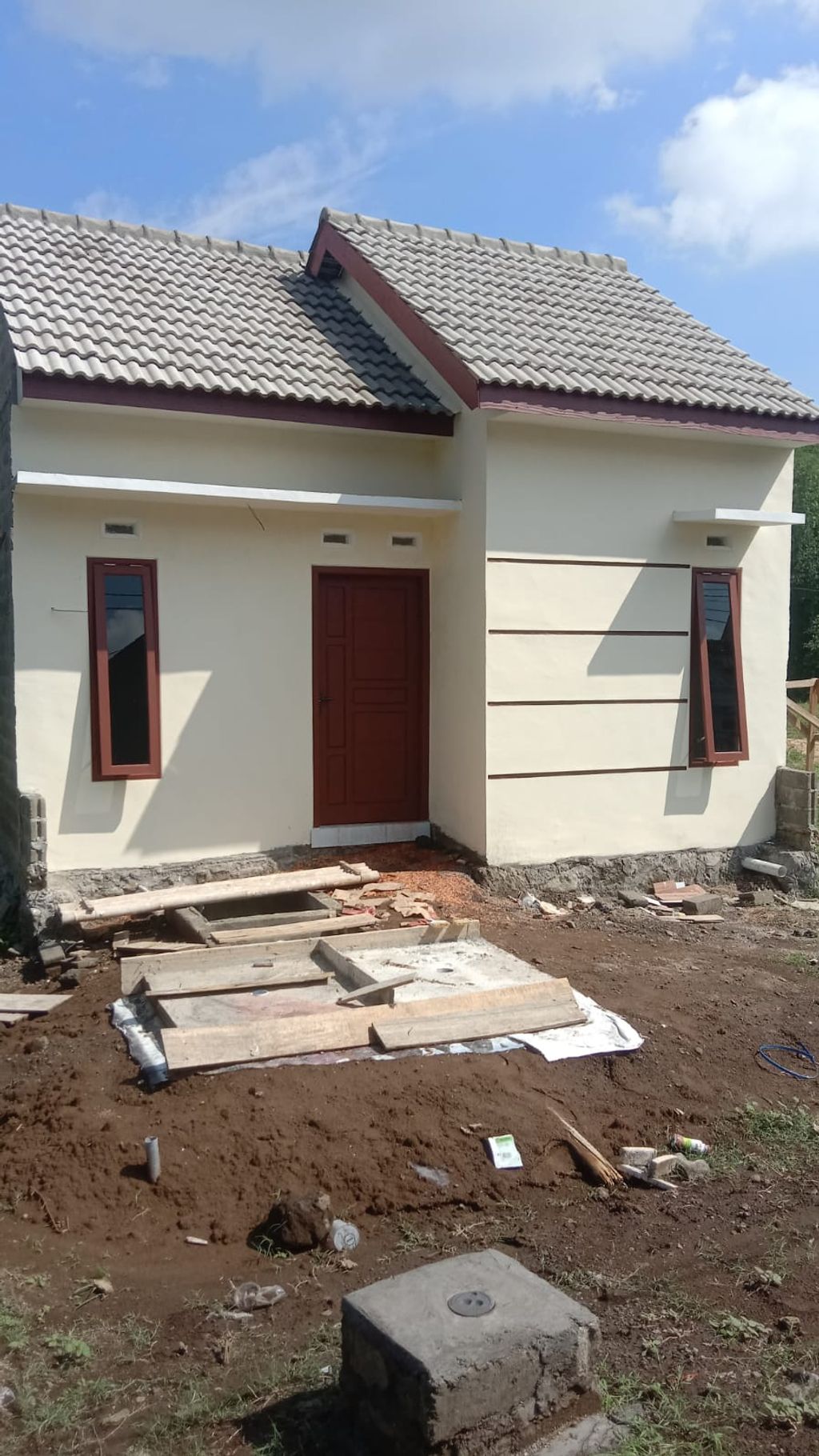 foto tampak rumah tipe 36 perumahan PENGKOL PERMAI