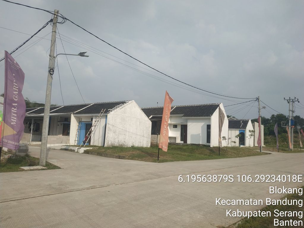 foto posisi tengah perumahan Mitra Garden Serang 2