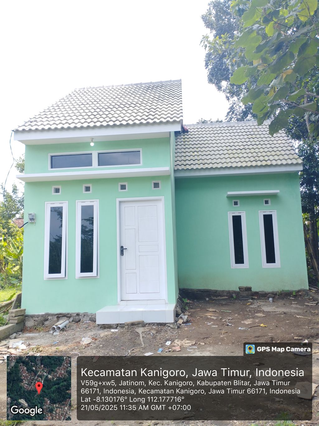 foto tampak rumah tipe 36 perumahan PURI ASTINA