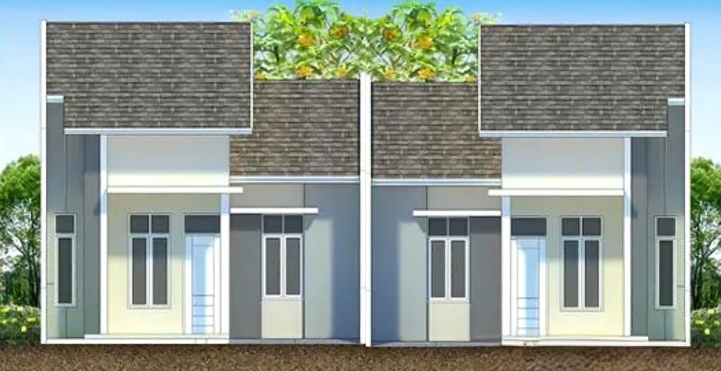 foto tampak rumah tipe 36 perumahan griya asri balapulang kulon