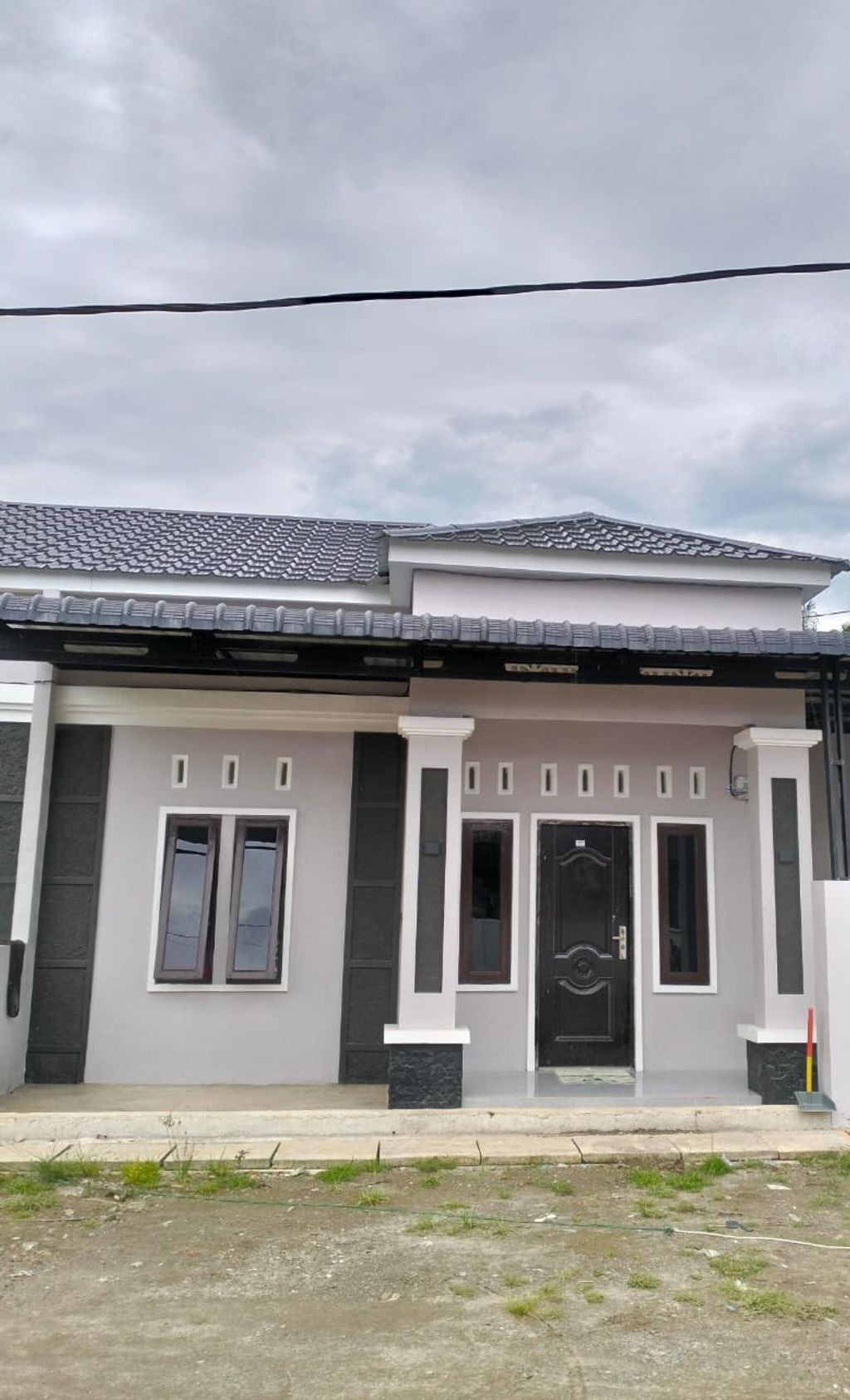 foto tampak rumah tipe 36/80 perumahan Permata Residence