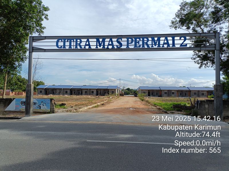 foto gerbang perumahan CITRA MAS II