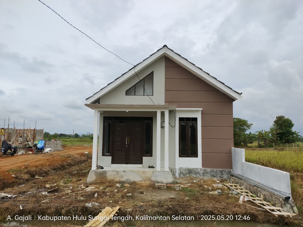 foto tampak rumah tipe 36 perumahan AR RAUDHAH REGENCY