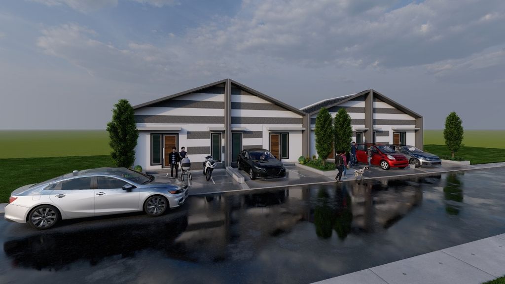 foto tampak rumah tipe SUBSIDI 30/60 perumahan PERUMAHAN MAYANG MADU CITY