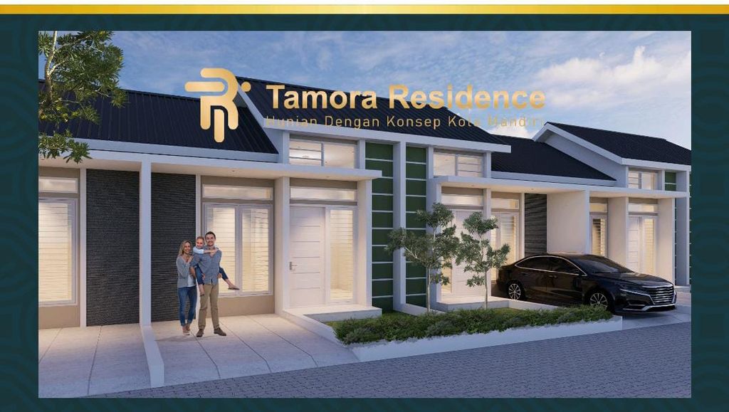 foto tampak rumah tipe Subsidi Blok H perumahan TAMORA RESIDENCE BLOK H
