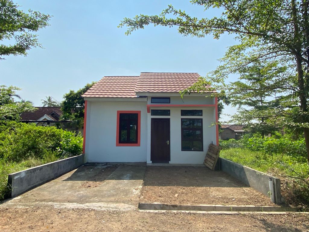 foto tampak rumah tipe 36/89 perumahan Citra bandarsari residence