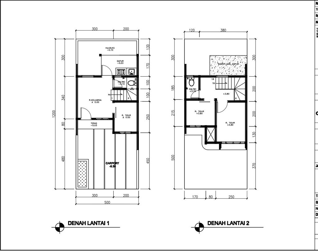 foto denah rumah tipe 43 Compact 3 Kamar HC (519) perumahan G-Land Ciwastra Park 2