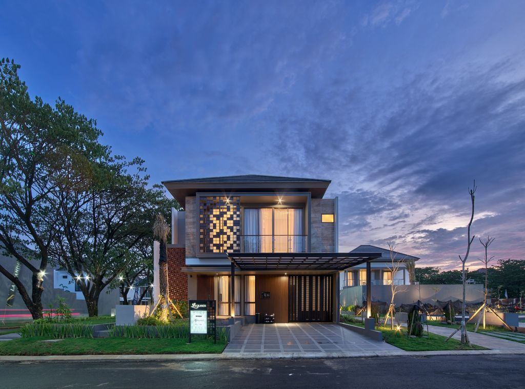 foto tampak rumah tipe GALLANT STANDARD perumahan CITRALAND CELEBES