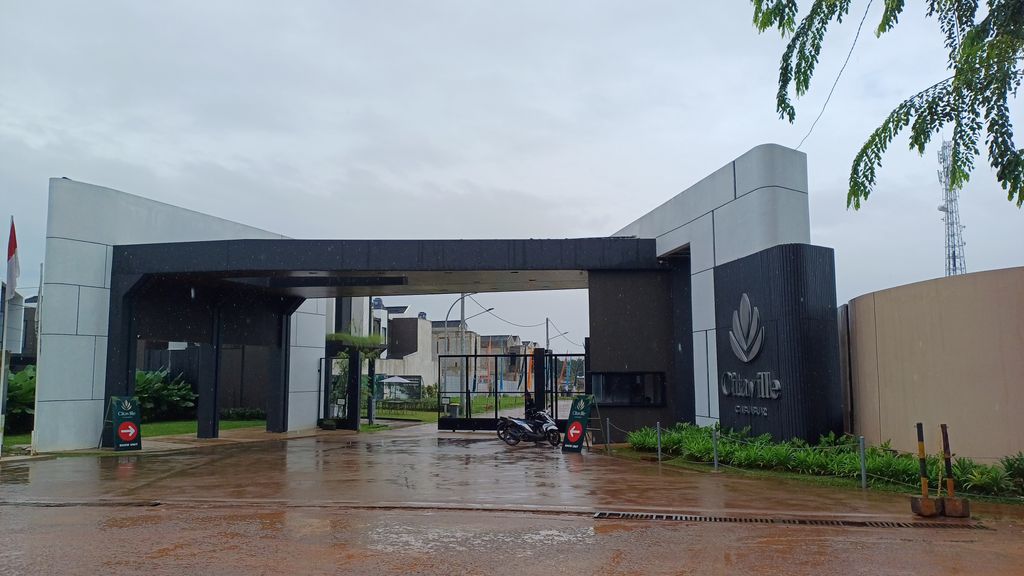 foto gerbang perumahan CITAVILLE CIBUBUR