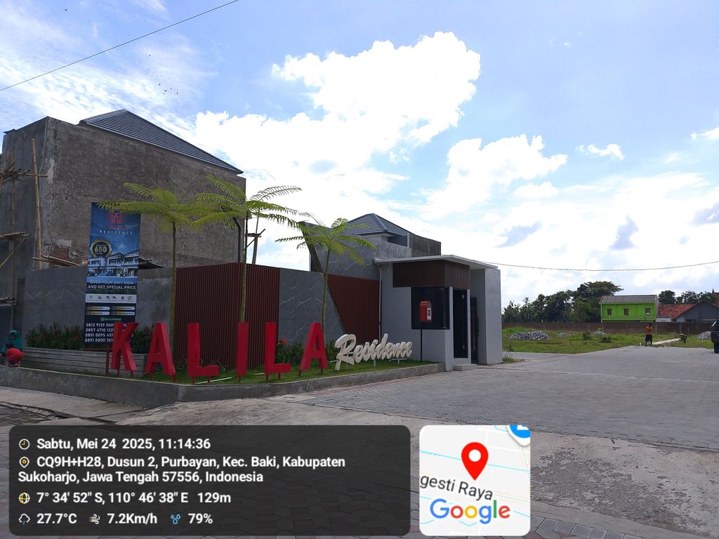 foto gerbang perumahan KALILA RESIDENCE