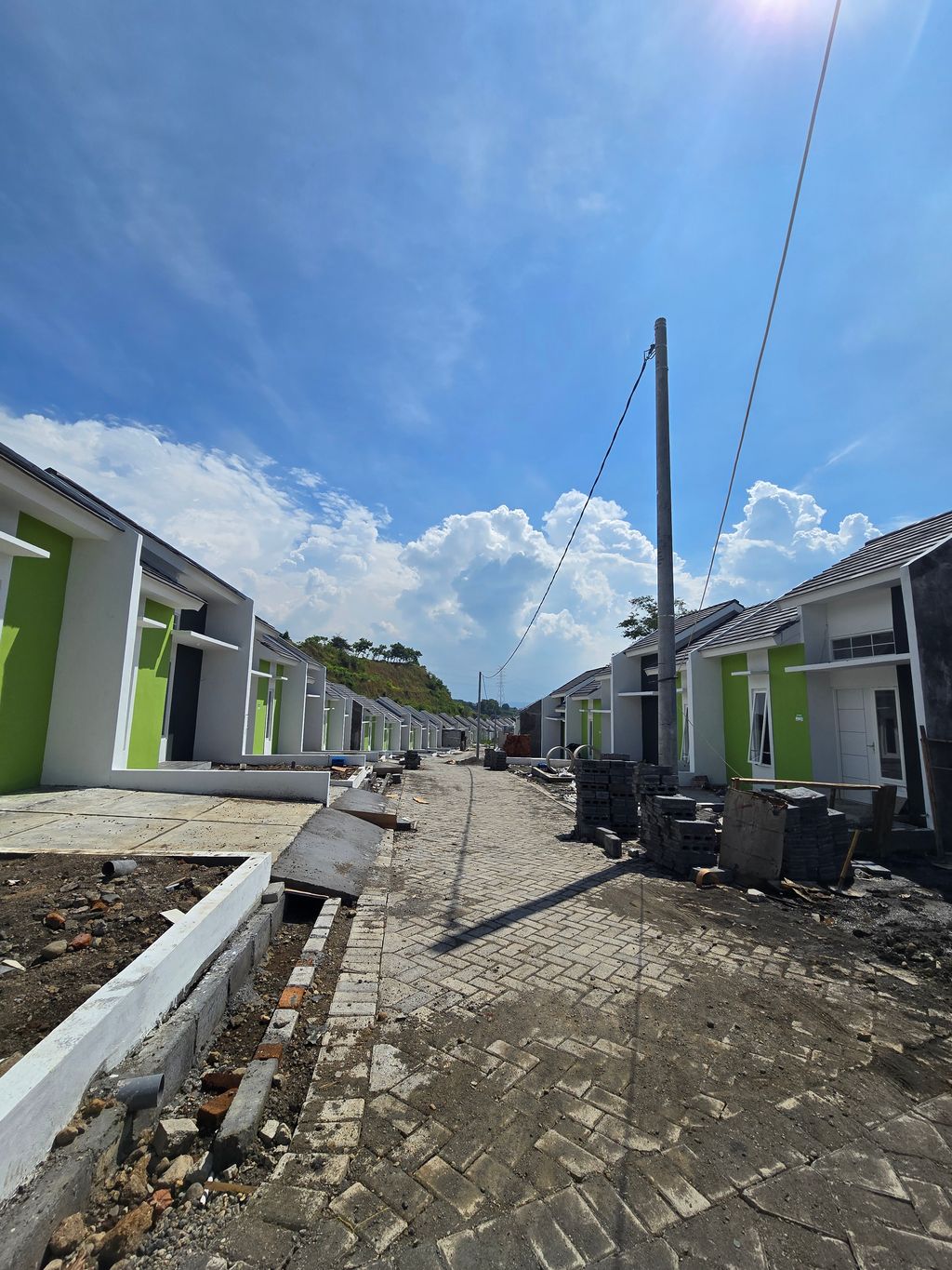foto posisi tengah perumahan Bangil Kota Baru Extend