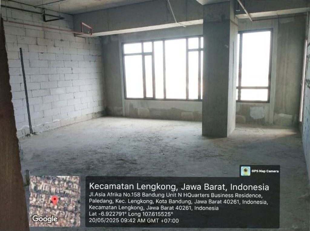 foto tampak rumah tipe 5N perumahan HQUARTERS BUSINESS RESIDENCE