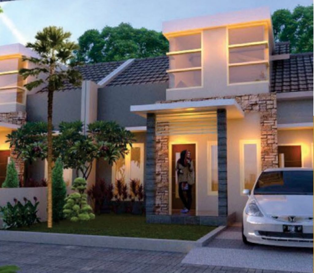 foto tampak rumah tipe 60 perumahan THE GRUJUGAN RESIDENCE